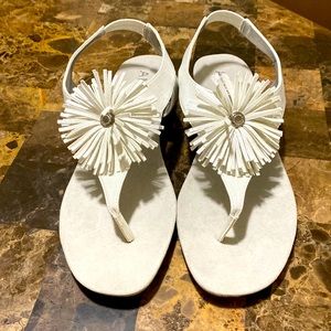Anne Klein iflex Silver Sandals